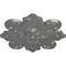 Ekena Millwork Katheryn Ceiling Medallion, Hand-Painted Silver, 18 1/8"OD x 1 1/4"P CM18KASLS - alternate 2